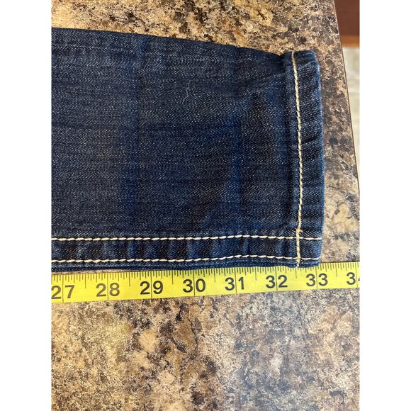 Miss Me Peace Sign Skinny Jeans Size 27 Embellished - Picture 10 of 10